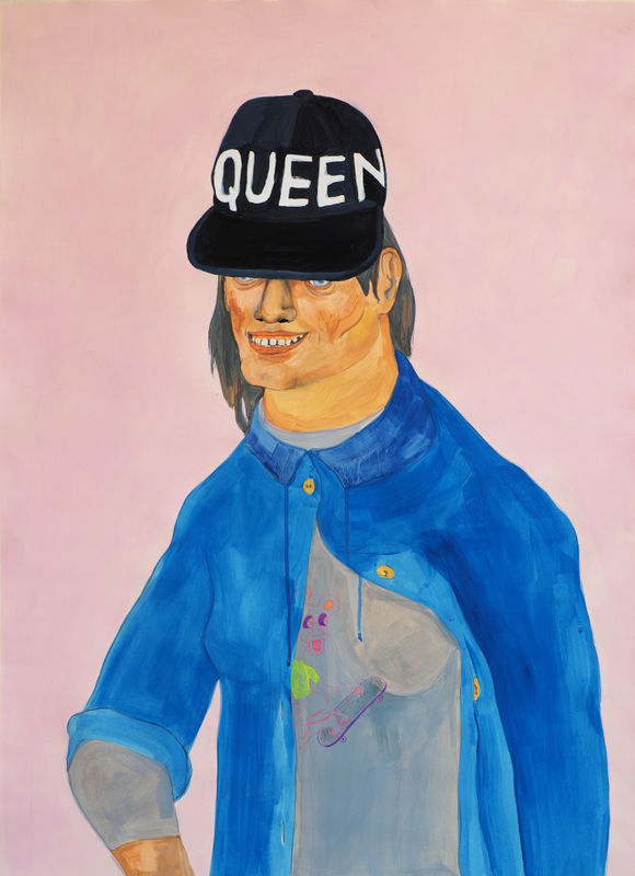 Lea Rasovszky Queen, 2018 mixed technique on paper (watercolor, acrylic and pencil) 90 x 68 cm