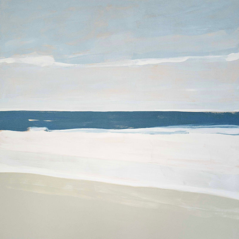 A Blue Seascape, St Ives, 2025 Acrylic on canvas 100 x 100 cms 39 ¼ x 39 ¼ in Sarah Woods