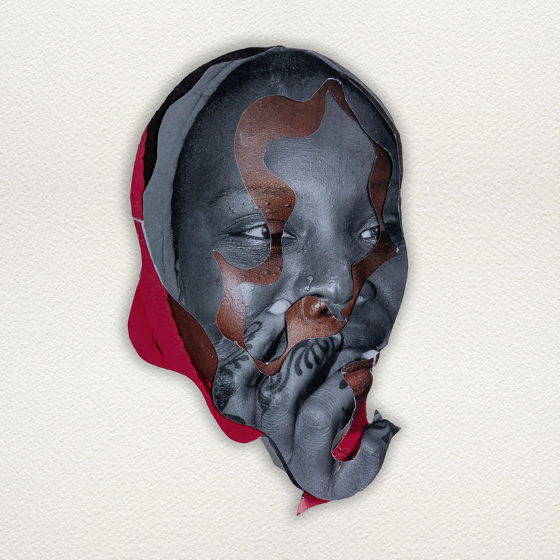 Mobolaji Ogunrosoye Portraits | On two Zara, 2024 Photo collage on paper 47 x 47 cm