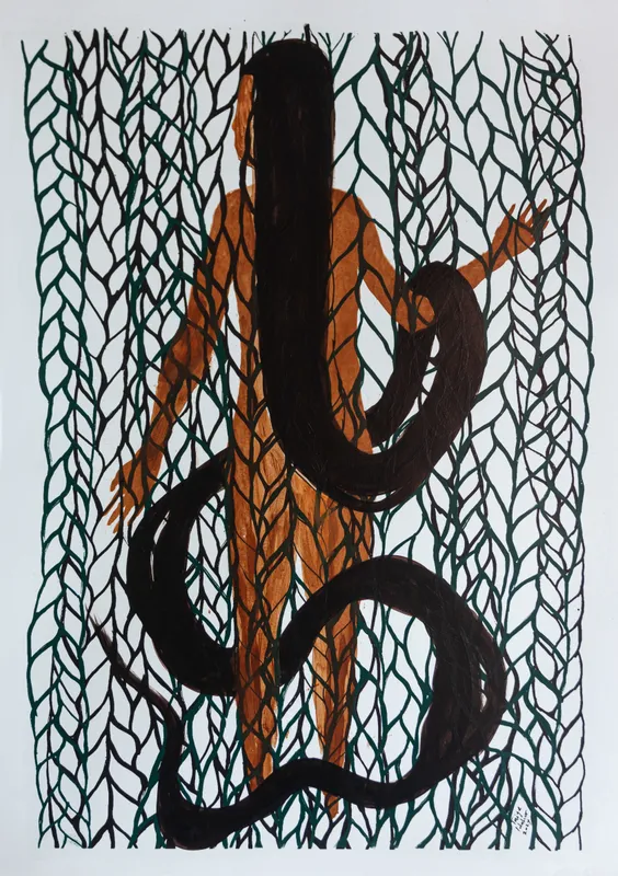 Taiye Idahor, Musical hair I, 2024