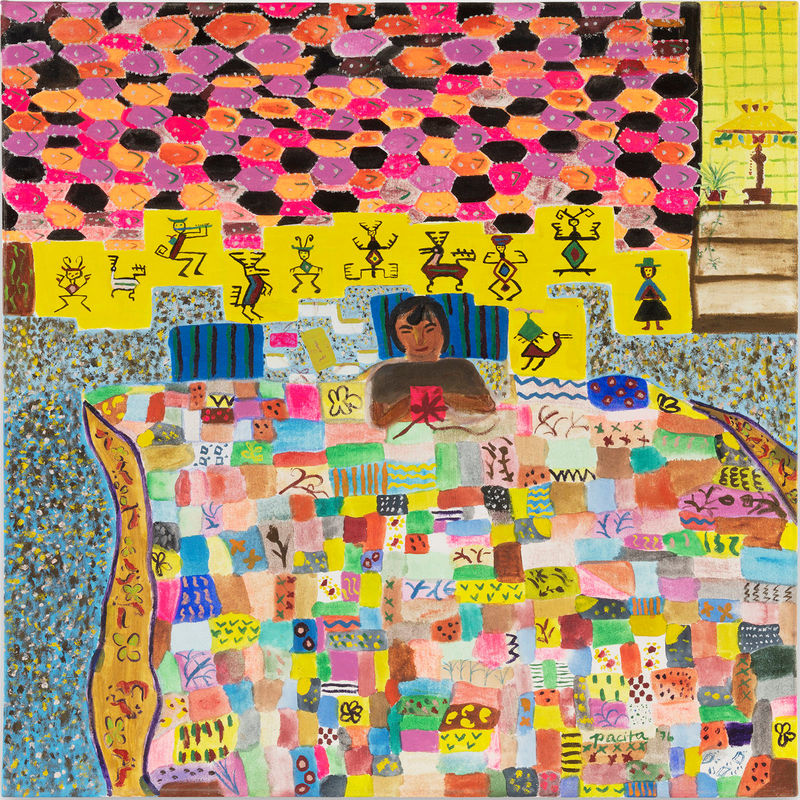 Foothill cabin, 1976 Oil on canvas 32 x 32 in