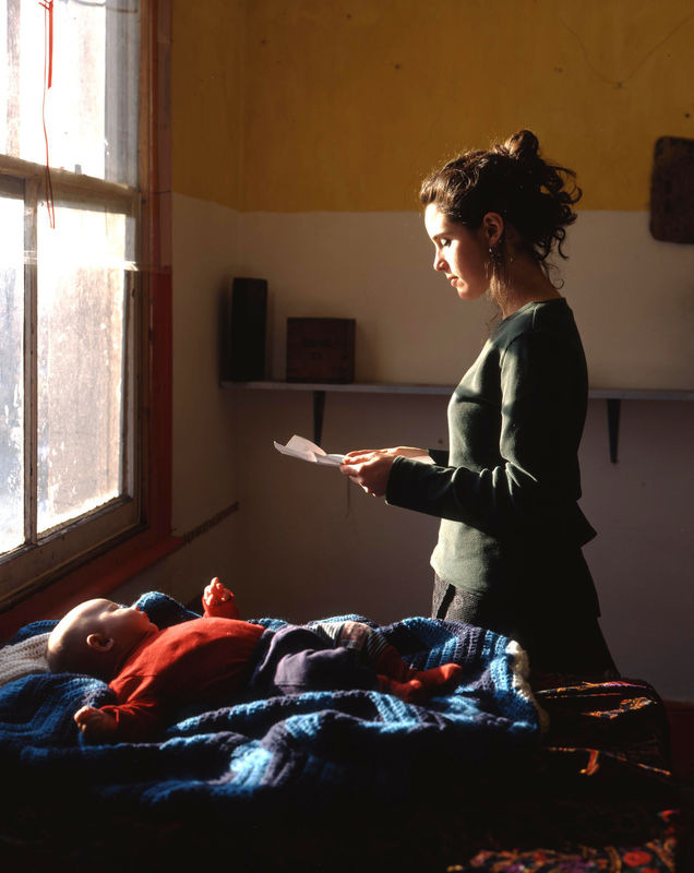 Tom Hunter, From the series Persons Unknown, Woman Reading a Possession Order, 1997