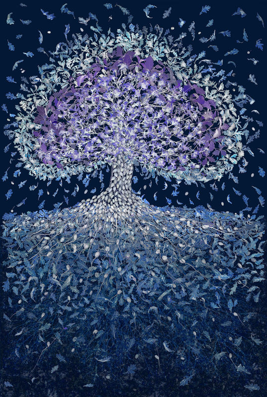 Susan Derges Many Moons, 2023 Lambda C Print 127 x 85 cm / 50 x 33.5 in Edition of 3 + 2APs 76 x 51 cm / 30 x 20 in Edition of 6 + 2APs