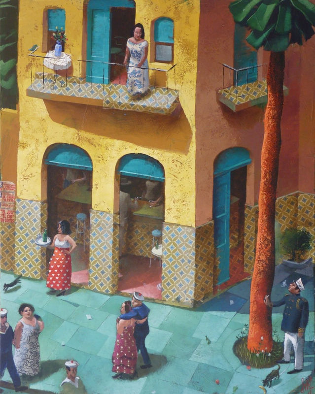 Sylvain Lefebvre, Dona Soledad at the Balcony, 2013