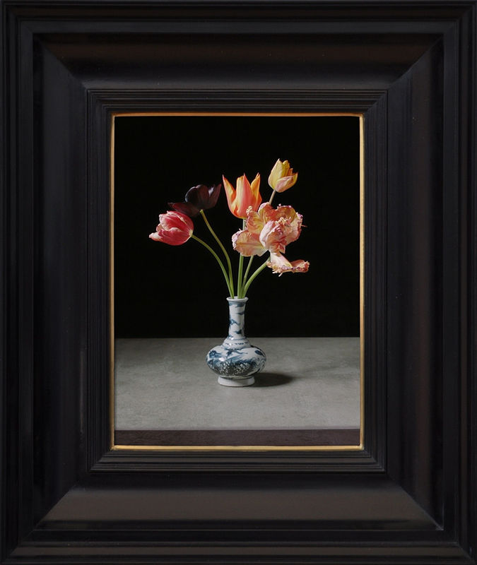 Rob and Nick Carter Transforming Five Tulips in a Wan-Li Vase, 2017 32-minute looped film, framed iPad 43.2 x 38.1 x 7 cm 17 x 15 x 2 3/4 in Edition of 12 + 5 APs