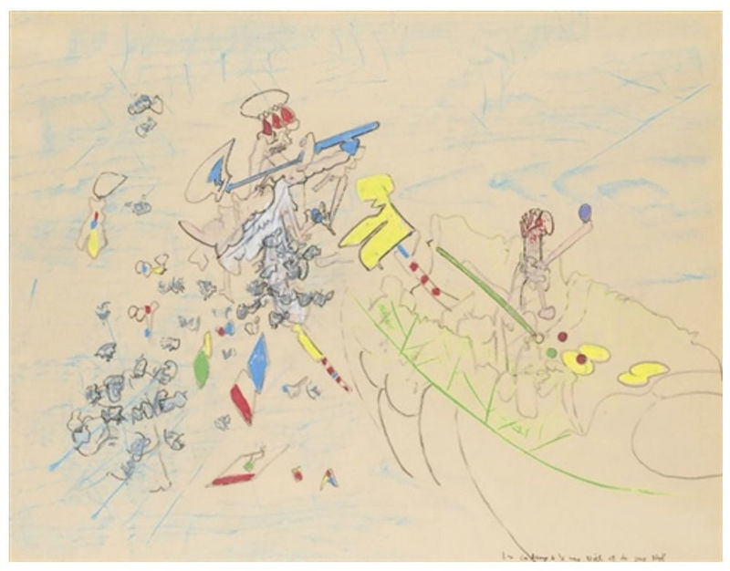 Roberto Matta, Les Cadeaux de la Mère Noël et du Père Noël, 1968 - 1969