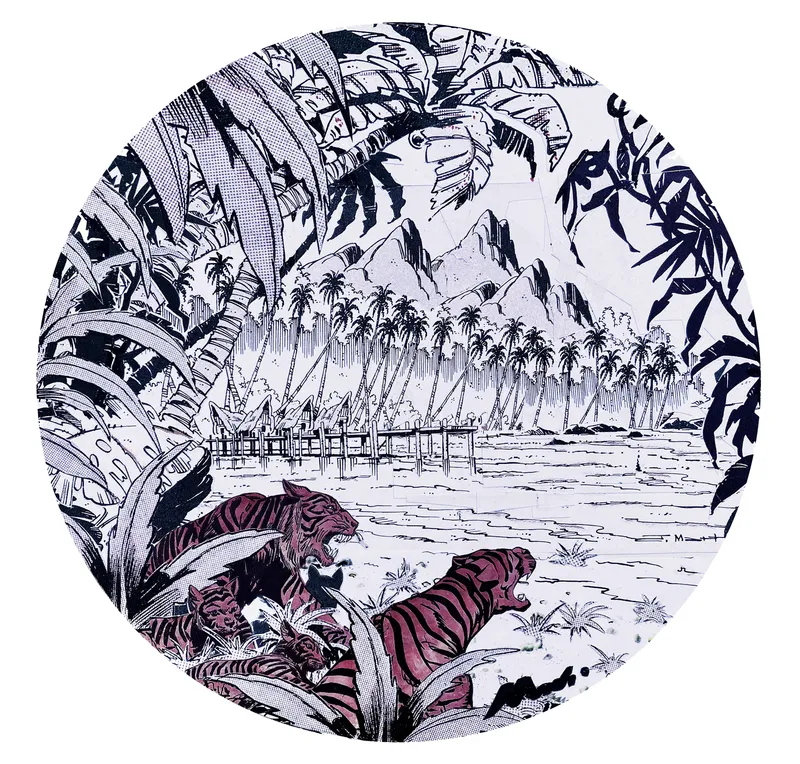 David Mach HRSA, Warm Up, 2021