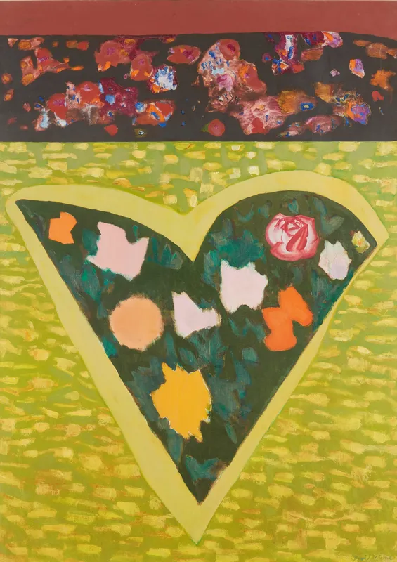 David Michie RSA My Heart is a Garden Oil on canvas 127 x 92 cm
