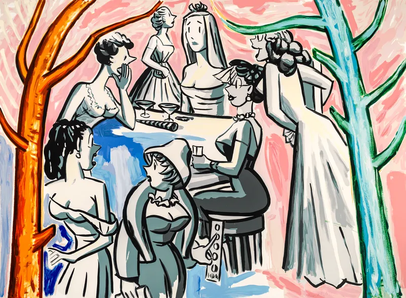 David Salle, Don't Tell Her, 2023