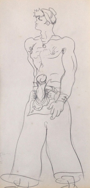 Jean COCTEAU, Sans Titre, c. 1945