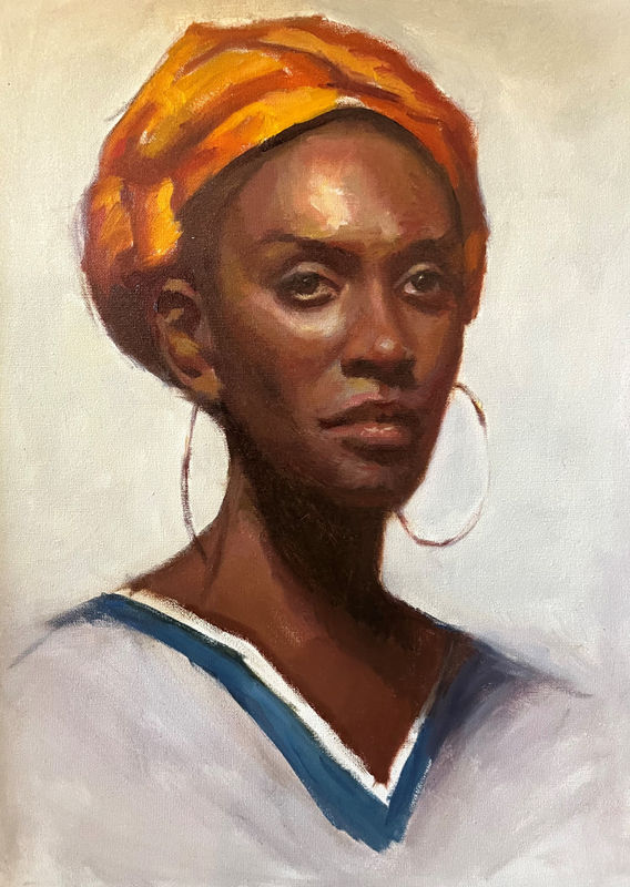 Remelle Tanhueco, Female Wrap & Earrings, 2023