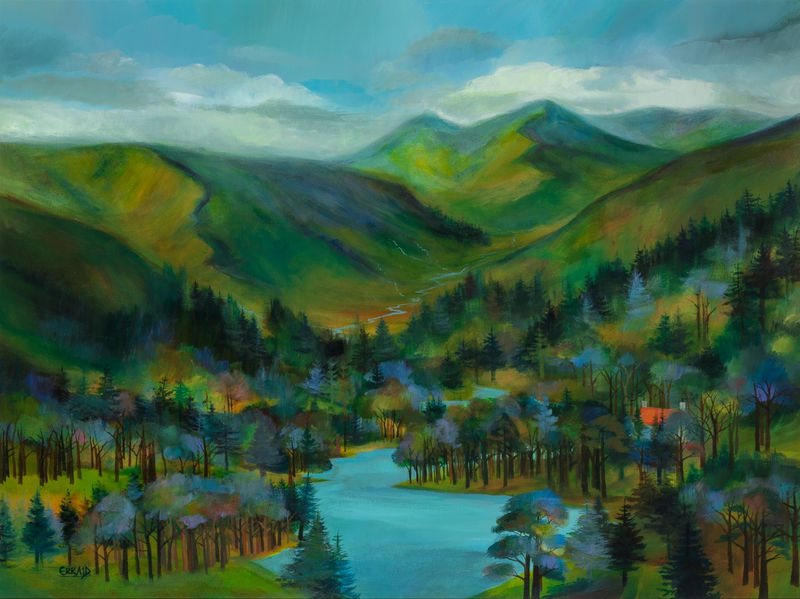 Erraid Gaskell, The Red Roof Hut, Cumbria