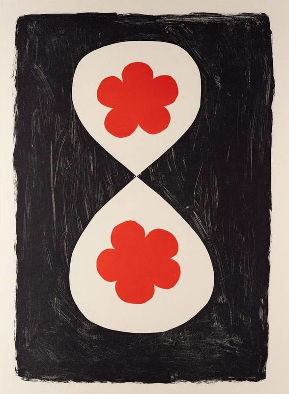 Breon O'Casey, Two Red Flowers, 2001