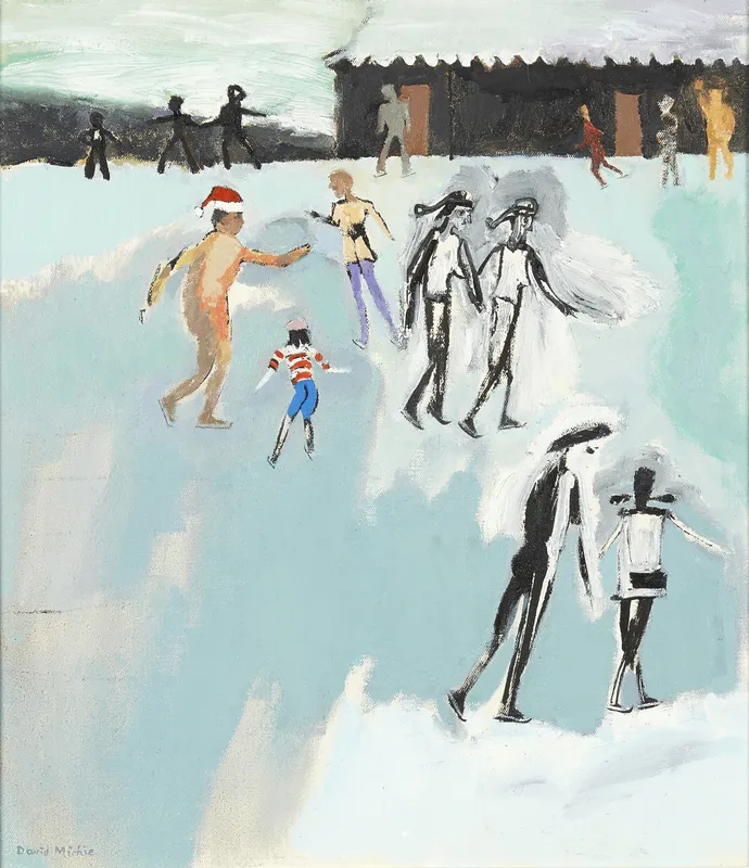 David Michie RSA, Christmas Ice Skaters