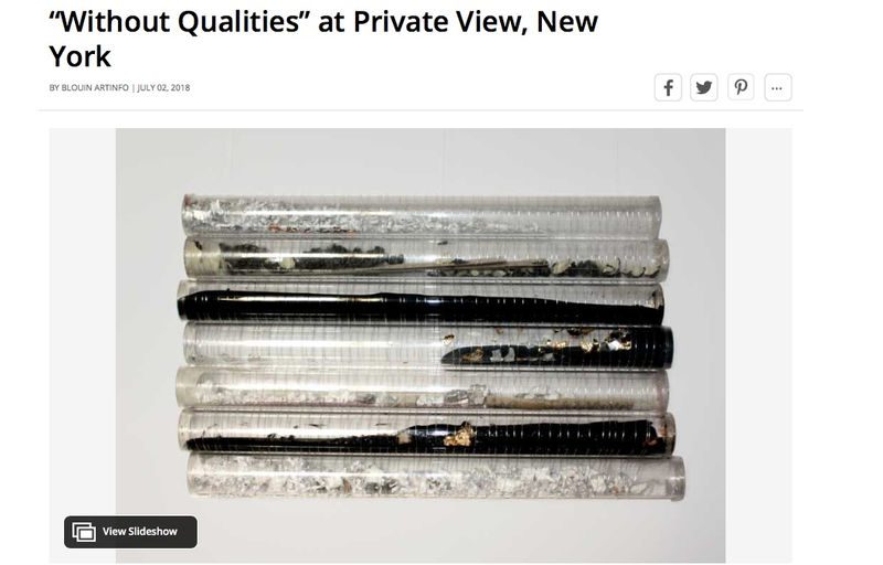 “Without Qualities” at Private View, New York
