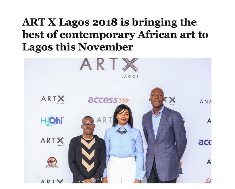 ART X Lagos 2018 is bringing the best of contemporary African art to Lagos this November | Ventures | Image