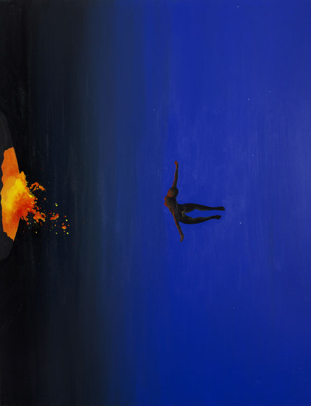 Daniela Yohannes, Dark Matter. Deeper Into The Abyss, 2018. Copyright of the Artist and Addis Fine Art