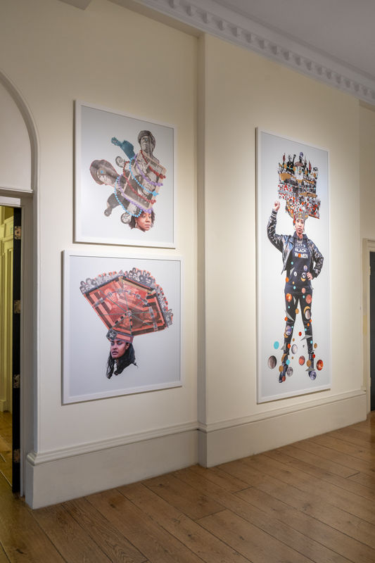 Installation view at 1-54 Contemporary African Art Fair.