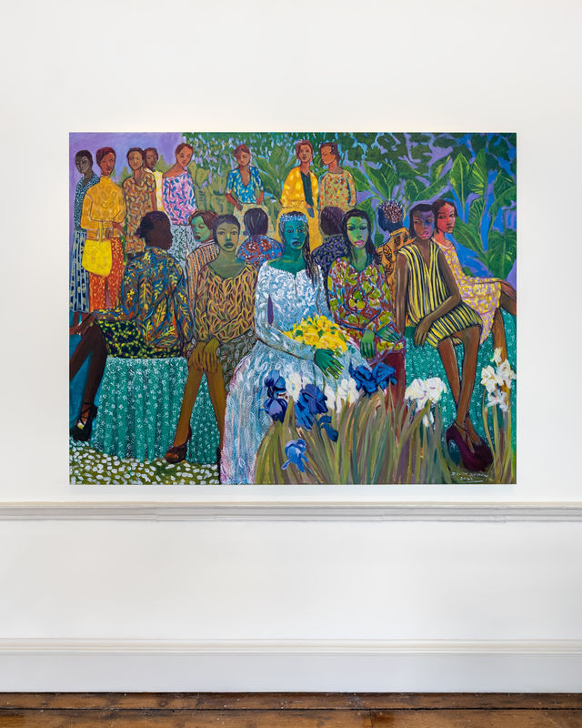 Dawit Adnew, Anticipation (2022) at 1-54. Photo by Lucy Emms. Image courtesy of Addis Fine Art.