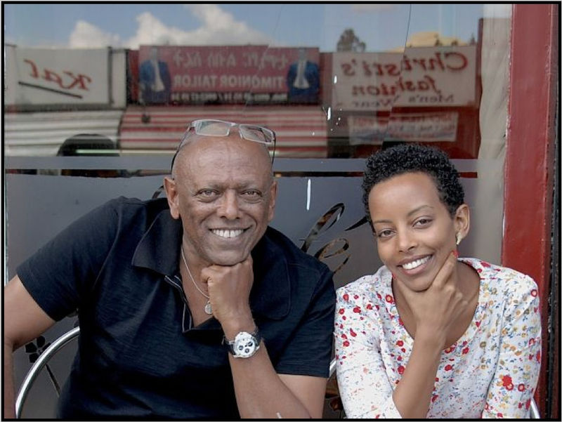 Addis Fine Art Founders Mesai Haileleul and Rakeb Sile. Courtesy of Addis Fine Art