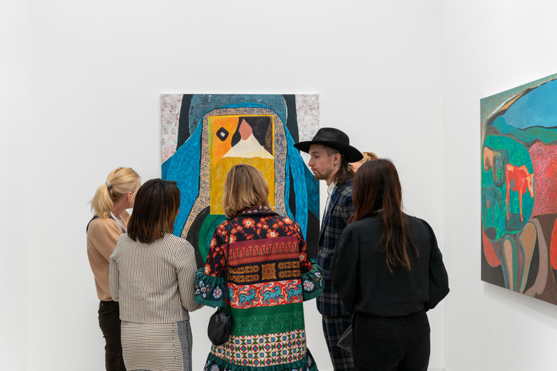 Addis Fine Art at Frieze London, 2021. Courtesy of Lucy Emms.