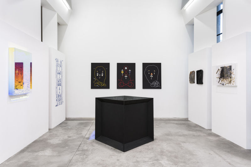 Installation view: Scripted Truths, The Agprognostic Temple, Brussles, Belgium, 2020. Photo: Fabrice Schneider