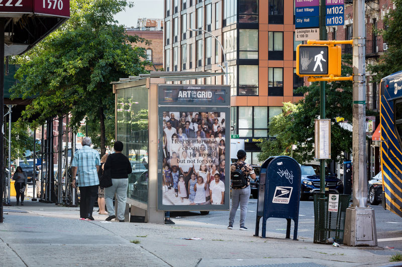 Personal Choice (#2), 2020. Lexington Ave between E 101 and E 100 St, Manhattan. Courtesy the artist. Photo: Nicholas Knight, Courtesy of Public Art Fund, NY