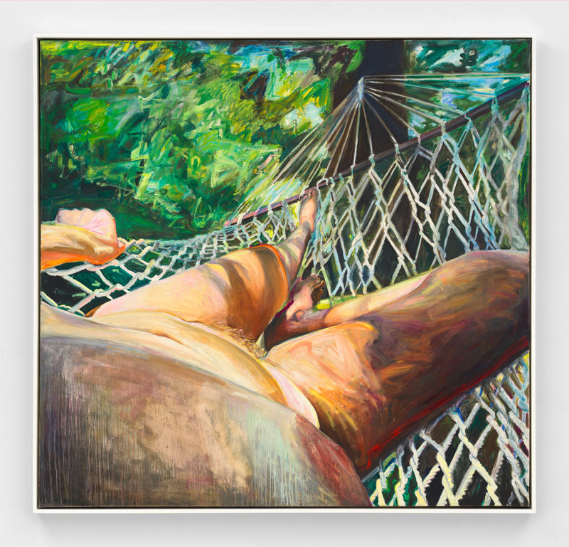 Hanging Out, 1985 Oil on canvas Collection of The Art Institute of Chicago