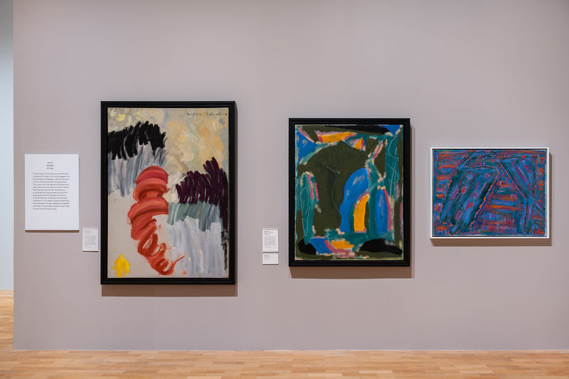 "Action, Gesture, Paint: Women Artists and Global Abstraction 1940–70," 9 February – 7 May 2023, Whitechapel Gallery, London. Photo: Damian Griffiths