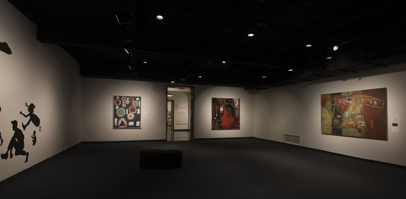 Installation view, "Taking Space: Contemporary Women Artists and the Politics of Scale," Montclair Art Museum, New Jersey, 2023.