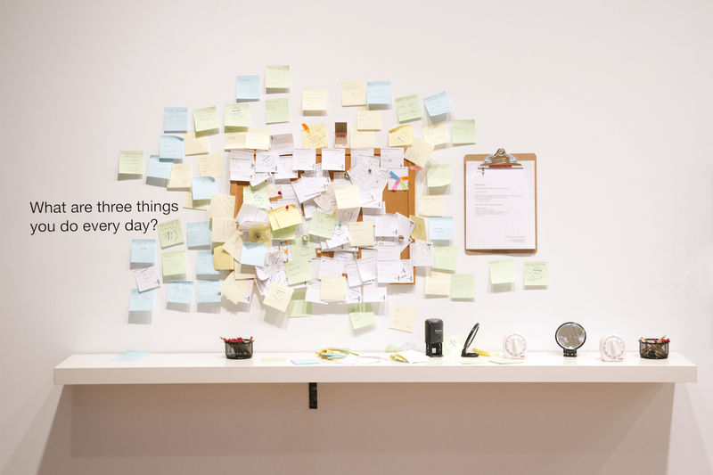 Chloë Bass, Installation view: The Bureau of Self-Recognition, 2013