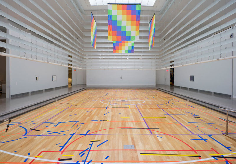 Ronny Quevedo, "no hay medio tiempo / there is no halftime," 2017. Queens Museum. Courtesy of the artist. Photo by Hai Zhang.