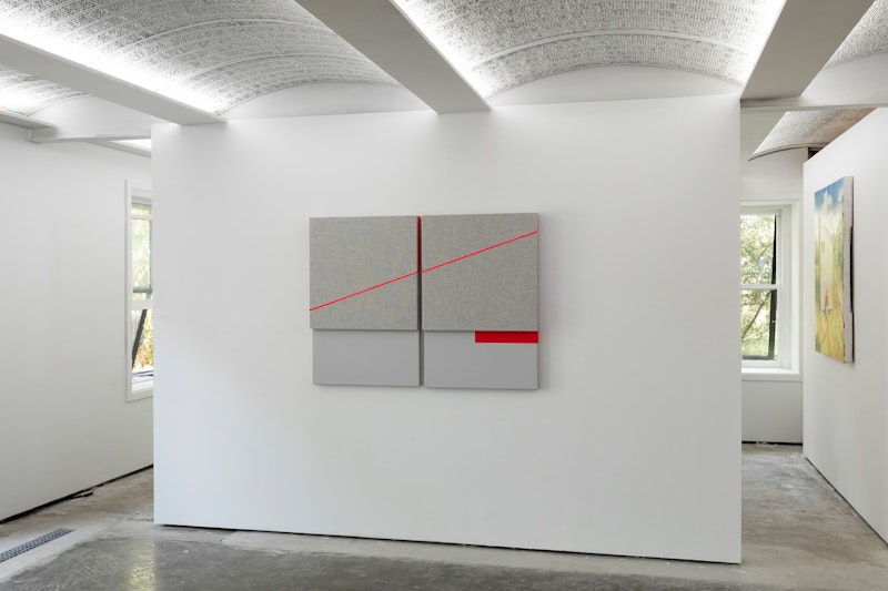 Installation view, Jennie C. Jones: Passing Tones and Broken Chords, Alexander Gray Associates, Germantown, 2020. Courtesy Alexander Gray Associates.