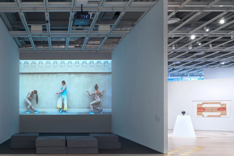 “Pacha, Llaqta, Wasichay” highlights contemporary art that is steeped in indigenous American ideas. Credit...Ron Amstutz