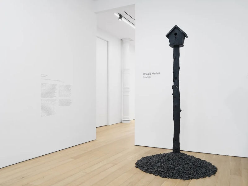 Installation view: Donald Moffett: Snowflake, Alexander Gray Associates, New York, 2025