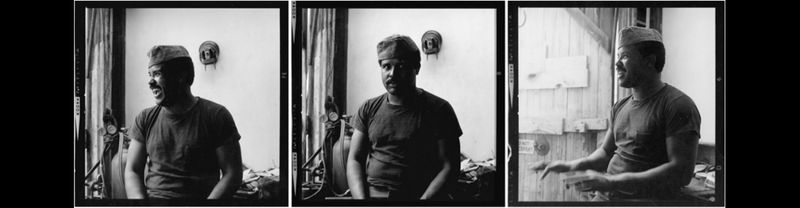 Portraits of the sculptor, Melvin Edwards, October 1965. Photo © Museum Associates/LACMA