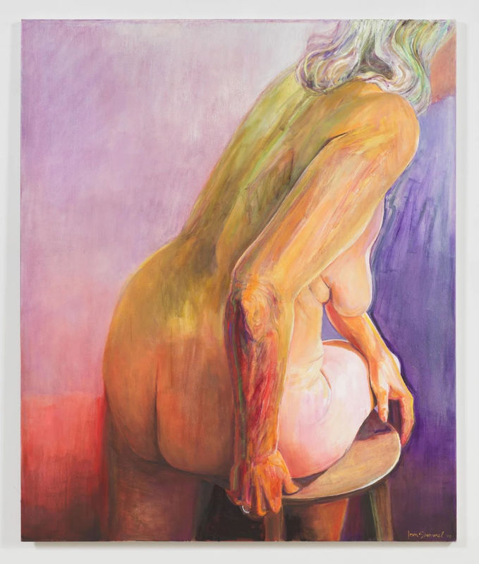 "Turning" by Joan Semmel (2018)