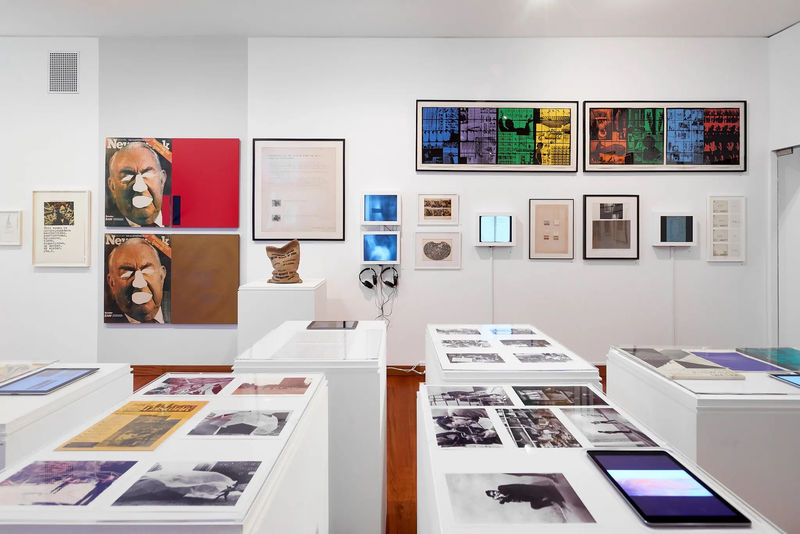 View of “This Must Be the Place: Latin American Artists in New York, 1965-1975” at Americas Society. Credit: Arturo Sánchez