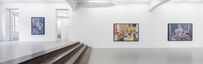 Omid Delafrouz Installation view "The Lost Image" Andréhn-Schiptjenko, Stockholm, 2016