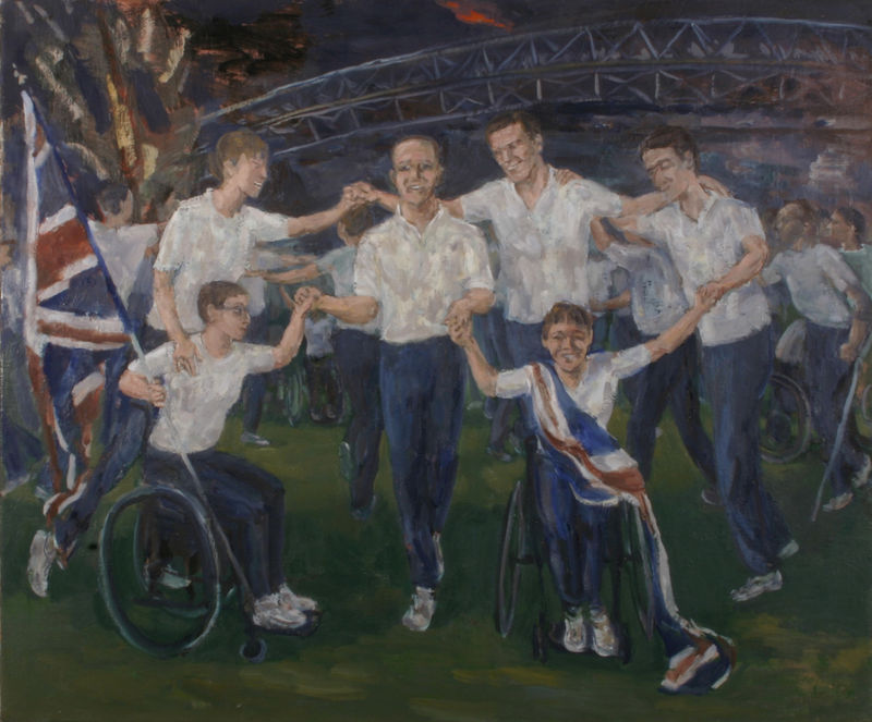 Study for ‘Six British Paralympic Athletes’ II