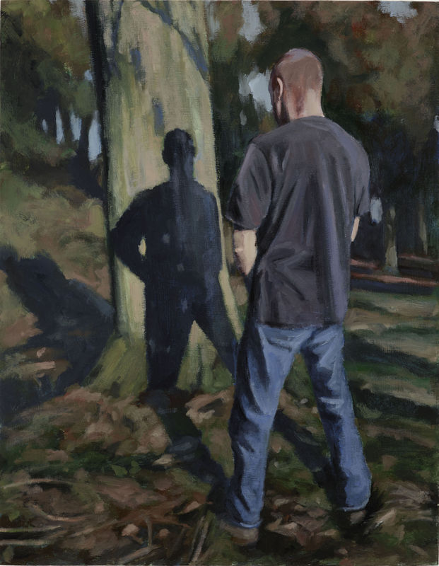 George Shaw Plein Air, 2018 Humbrol enamel on board 28 x 35.5 cm