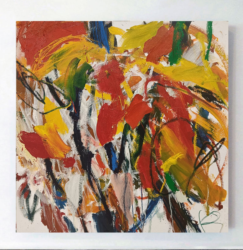 Luis Olaso, Composition for a field of red poppies (2025)