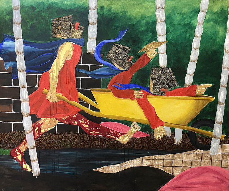 Image of a painting by Ayanfe Olarinde