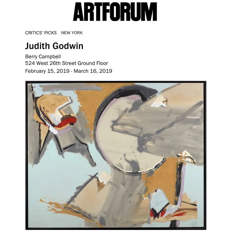 Judith Godwin, Orbit, 1993-94, oil and mixed media on canvas, 54 x 66".