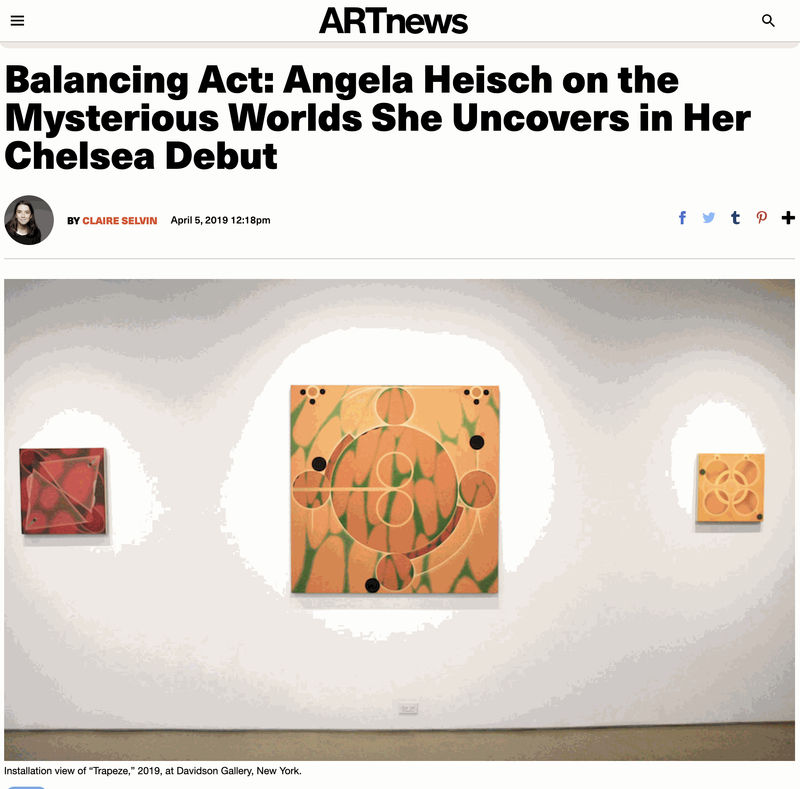 Balancing Act: Angela Heisch on the Mysterious Worlds She Uncovers in Her Chelsea Debut