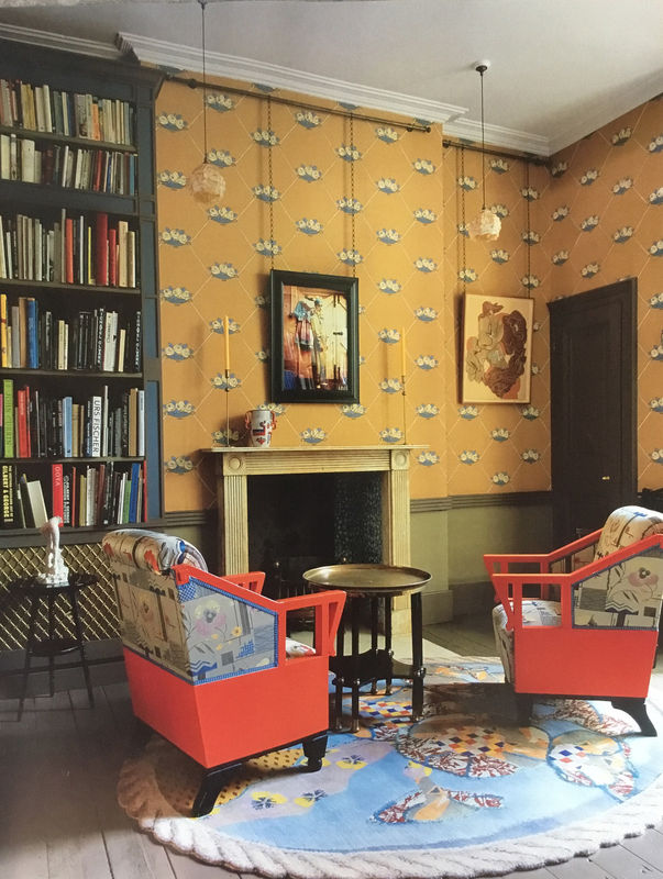 Georgie Hopton and Gary Hume's London home. Photo by Fritz von der Schulenburg