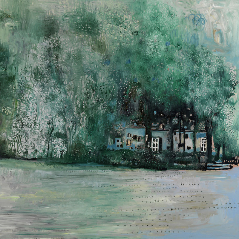 Hannah van Bart Untitled, 2024 Oil on linen 35 3/8 x 43 1/4 inches 90 x 110 cm HVB.21495)