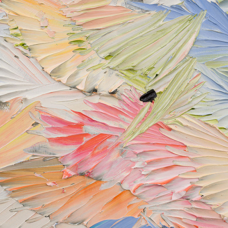 Dashiell Manley the bears are happy, here or there [detail], 2025 Oil on linen 36 1/2 x 46 5/8 inches 92.7 x 118.4 cm (DAM.22220)