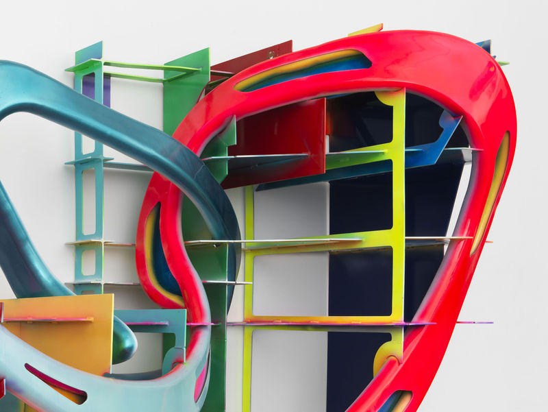 Frank Stella Leeuwarden II, 2017 (detail) Painted metal 69 x 116 x 42 inches 175.3 x 294.6 x 106.7 cm
