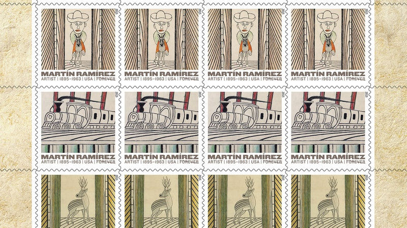 New Postage Stamps Recognize The Genius Of Martin Ramirez